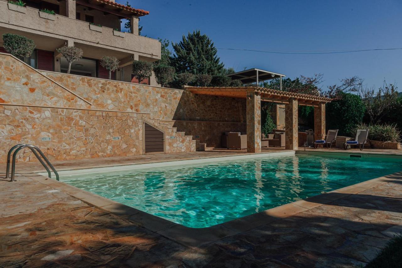 Pool And Sea View Apartments Agia Marina  Exterior foto