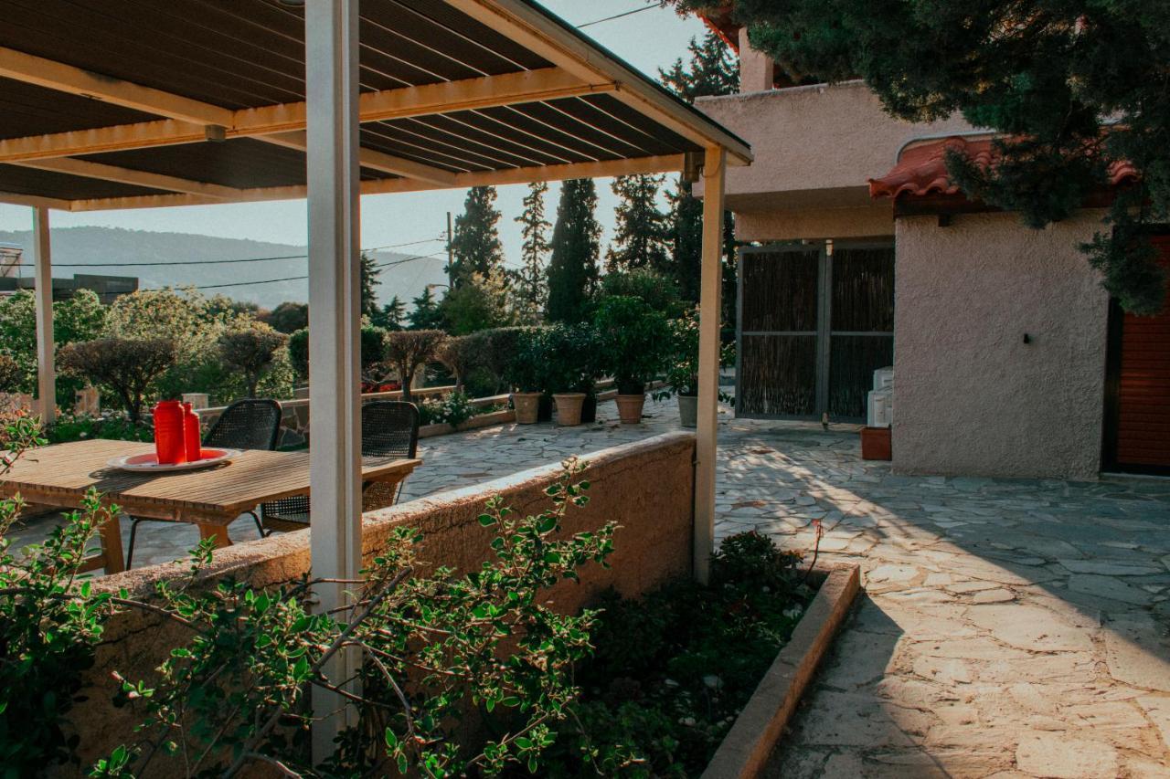 Pool And Sea View Apartments Agia Marina  Exterior foto